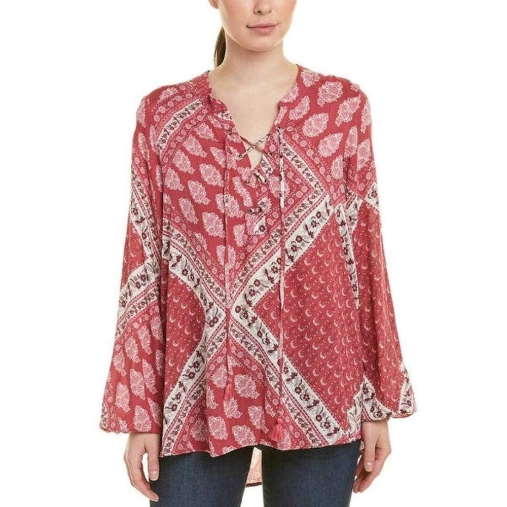 NWT Show Me Your Mumu Thatcher Tie Top Size